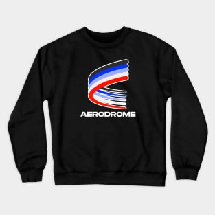 Aerodrome - White Outline Crewneck Sweatshirt